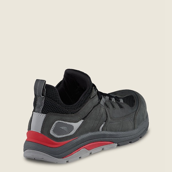 Mens Red Wing Cooltech™ Athletics - Safety Toe - Work Shoes Black/Grey - UQP276901